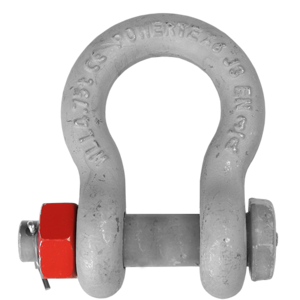 Bow Shackle POWERTEX PBSB Unpainted Pin front