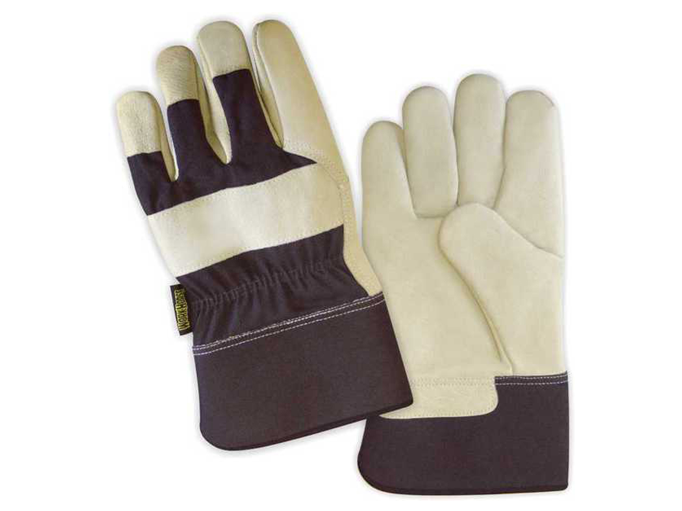 Workhorse® leather glove, thick fleece lining
